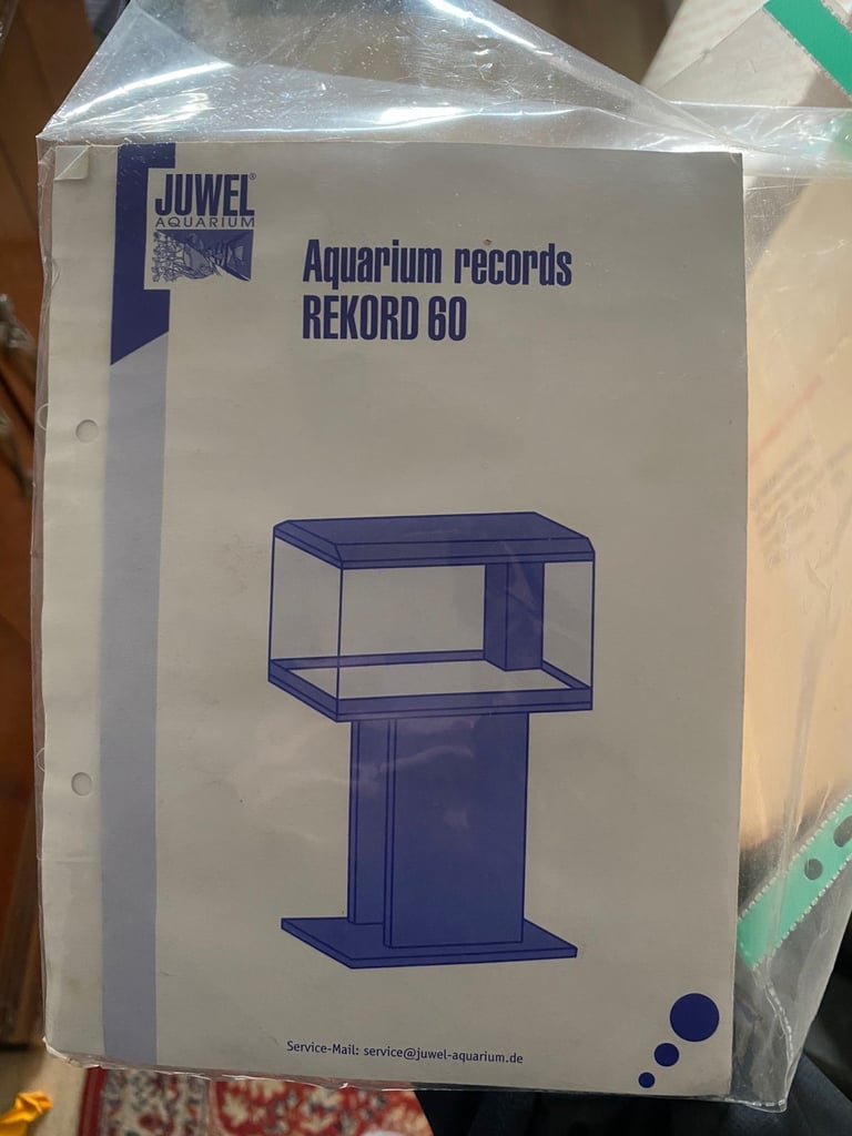 Jewel Aquarium REKORD 60 litre fishtank w/ filter and pads