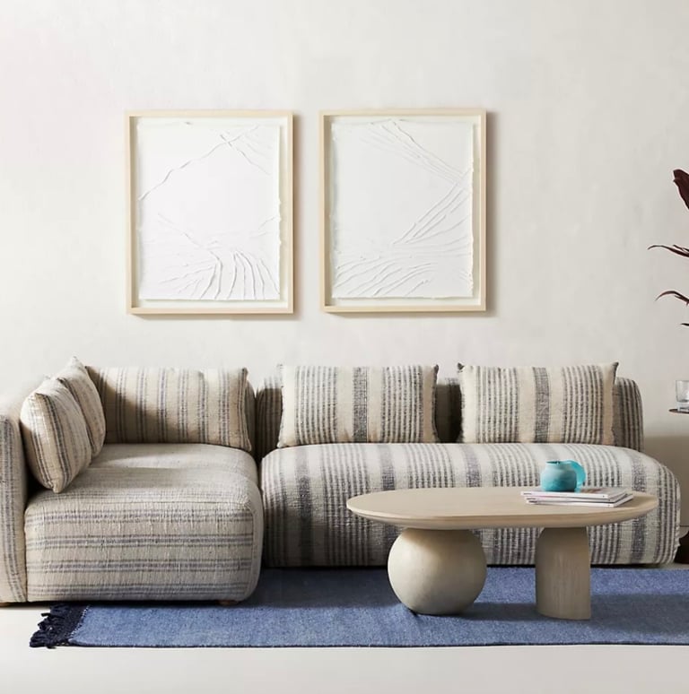 Modular corner anthropology sofa