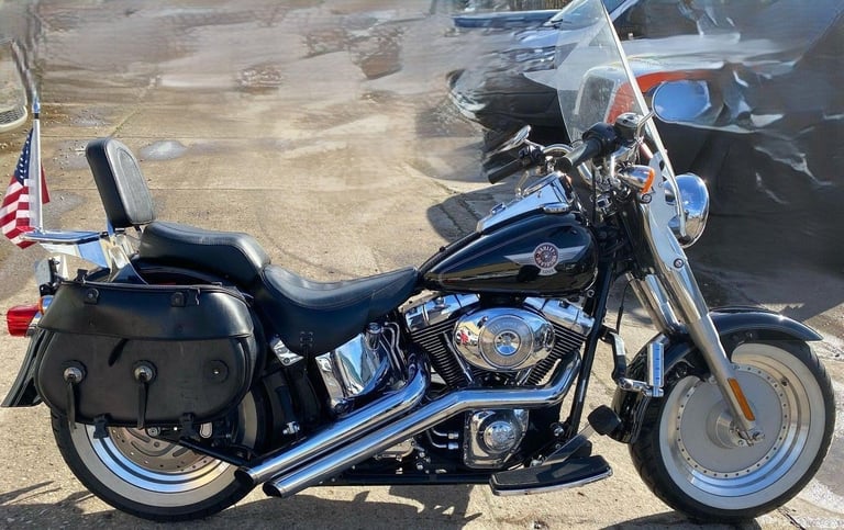 2005 55 HARLEY-DAVIDSON FLSTFI FATBOY FUEL INJECTED CUSTOM CRUISER LOW MILES