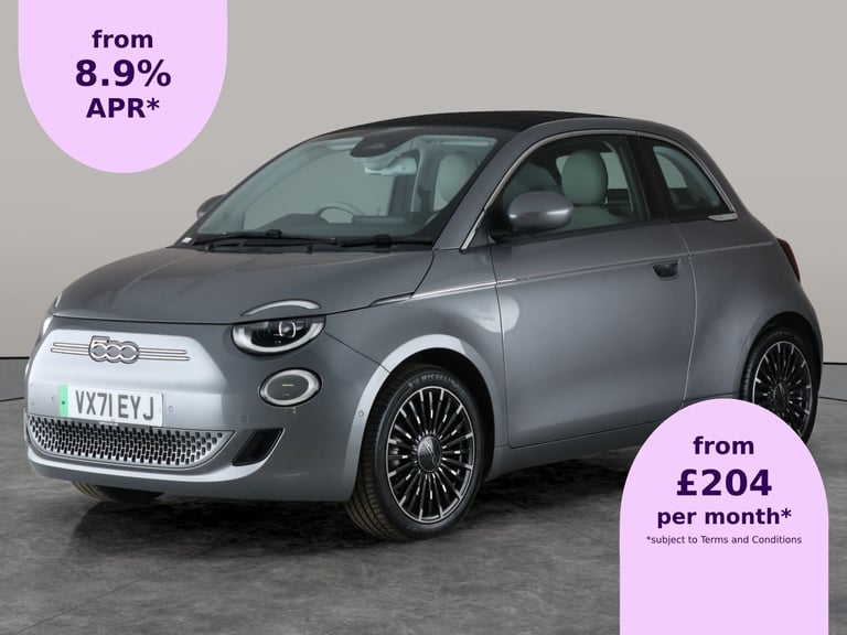 2021 Fiat 500e C 42kWh La Prima Convertible 2dr Electric Auto (118 ps) - CARPLAY - LED - HEA Conv...