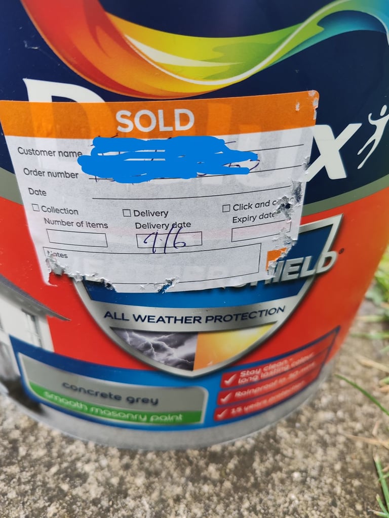 image for Dulux weathershield masonary paint - 10L - Unopened