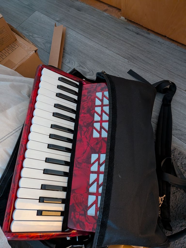 image for Red accordion new 