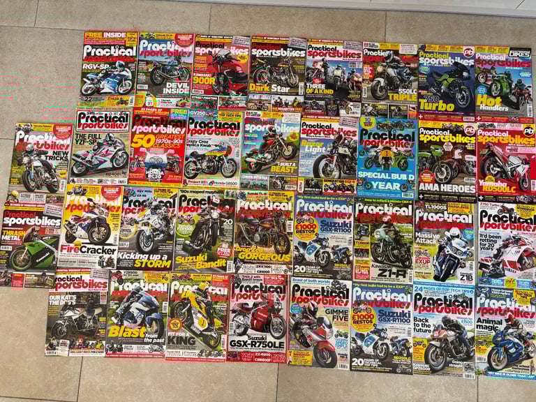 Practical Sportsbike Magazines Bundle of 34 Issues