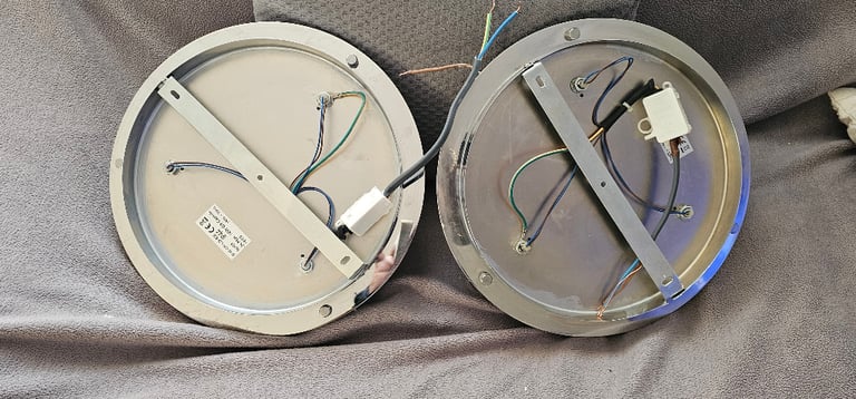 Crystal Dome Ceiling Lights ×2