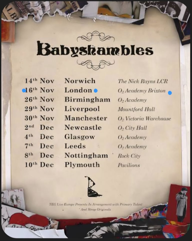 image for Babyshambles Brixton 16th November 