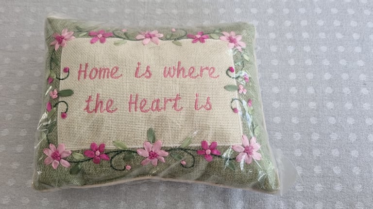 image for Embroidered cushion  - new