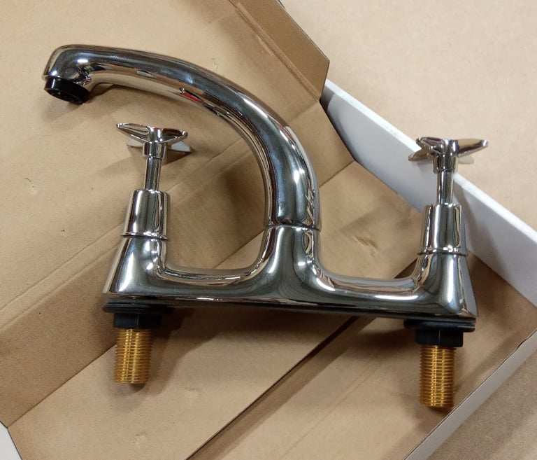 Kitchen Sink Cross Head Deck Mixer