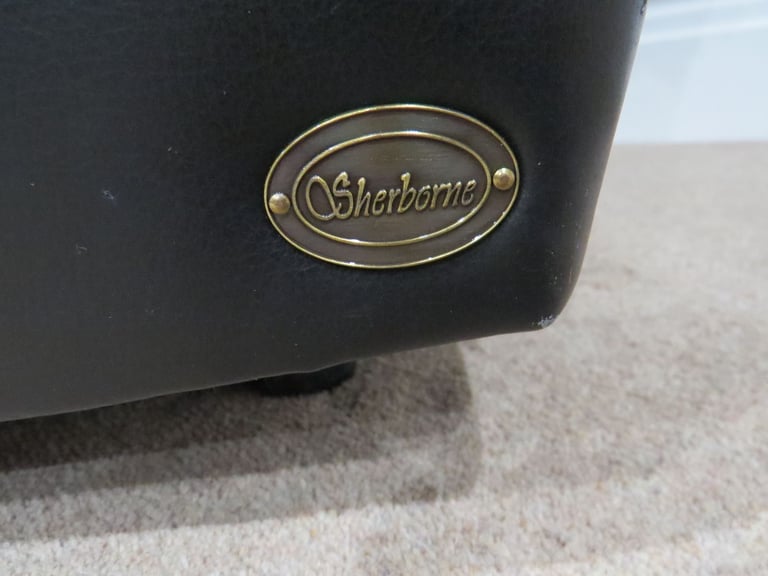 Sherbourne black leather electric rise and recline chair