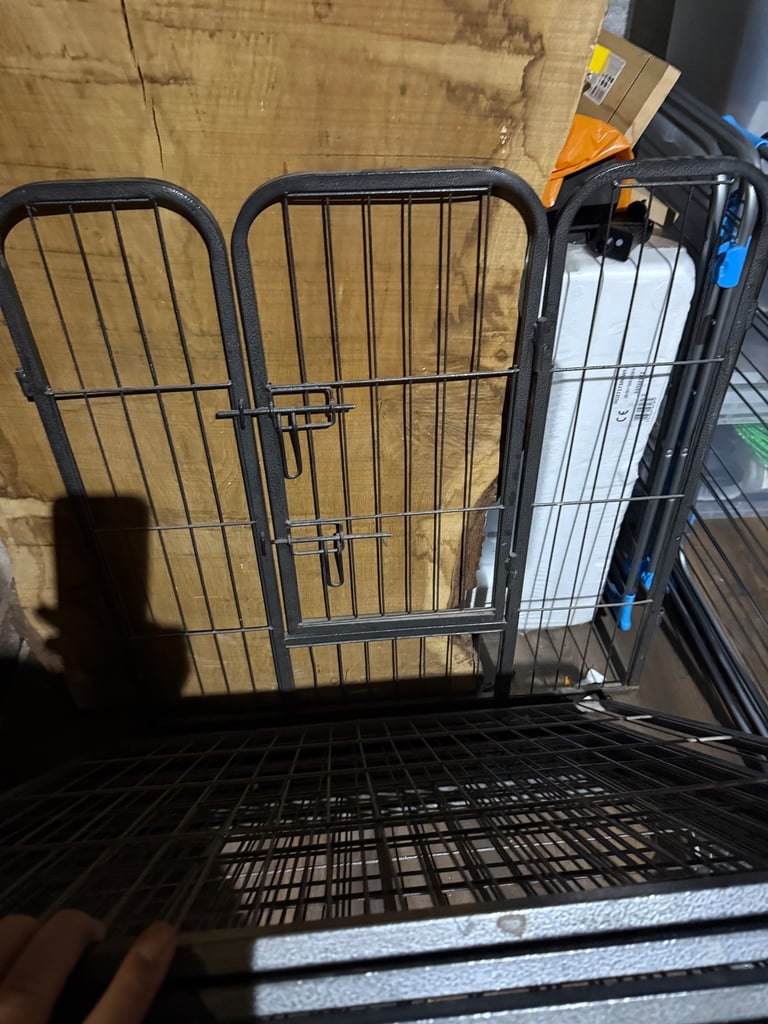 Ellie-Bo Heavy Duty 8-piece 80cm High Modular Dog Pen