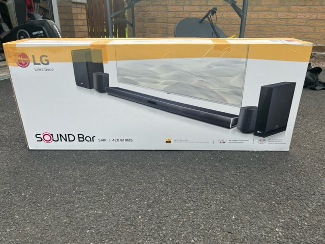 LG SJ4R soundbar and subwoofer with wireless rear speakers | in  Stenhousemuir, Falkirk | Gumtree