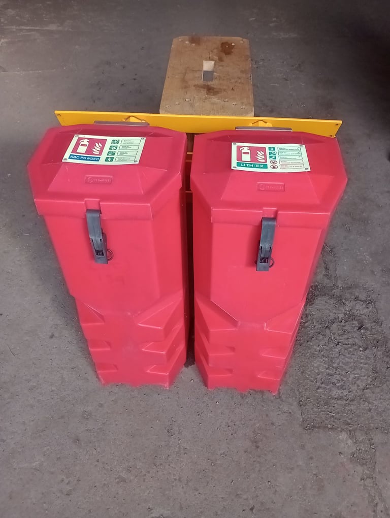 JCB fire extinguisher twin kit 