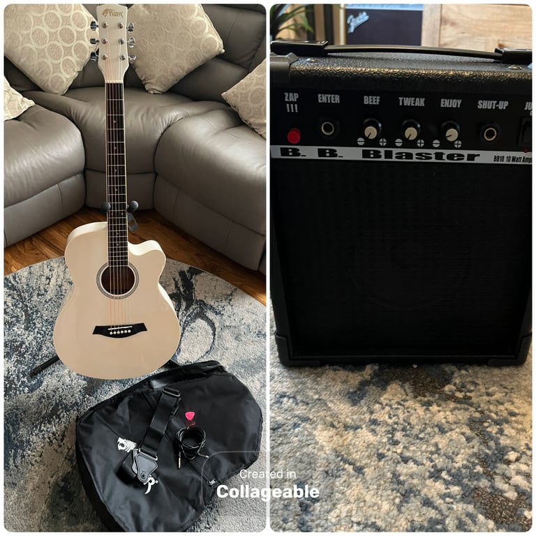 image for Guitar & amp + extras