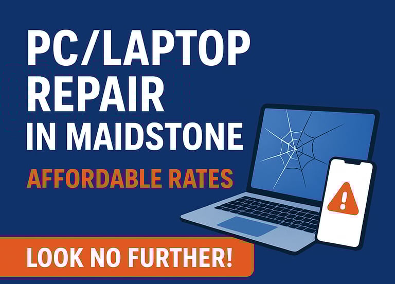 image for PC & Laptop Repairs in Maidstone – Affordable & Reliable!