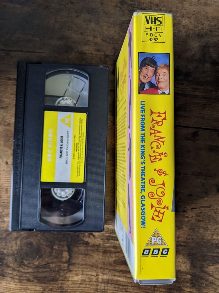 Francie & Josie - Live from the Kings Theatre Glasgow VHS video tape