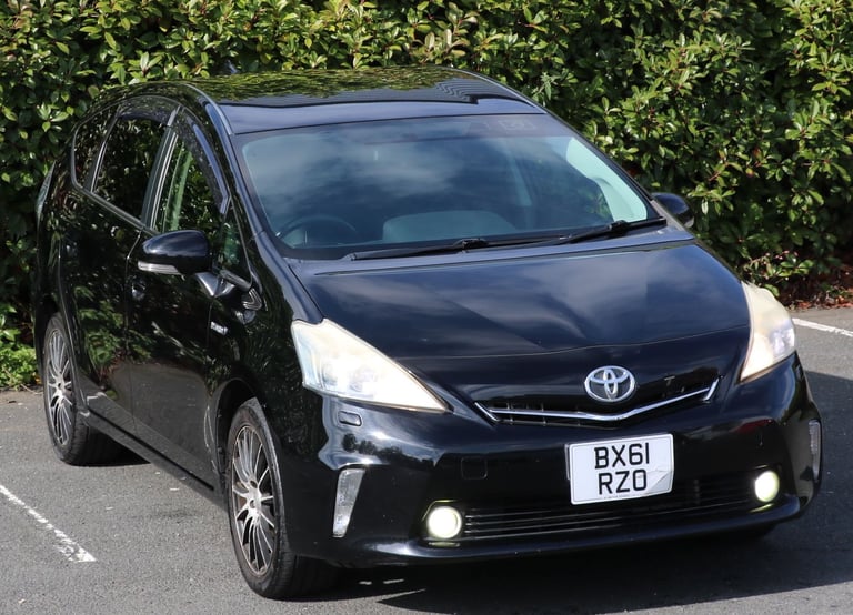 2012 Toyota PRIUS+ PLUS 1790cc Hybrid, 7 Seater, Black, 74k Mileage, BIRMINGHAM