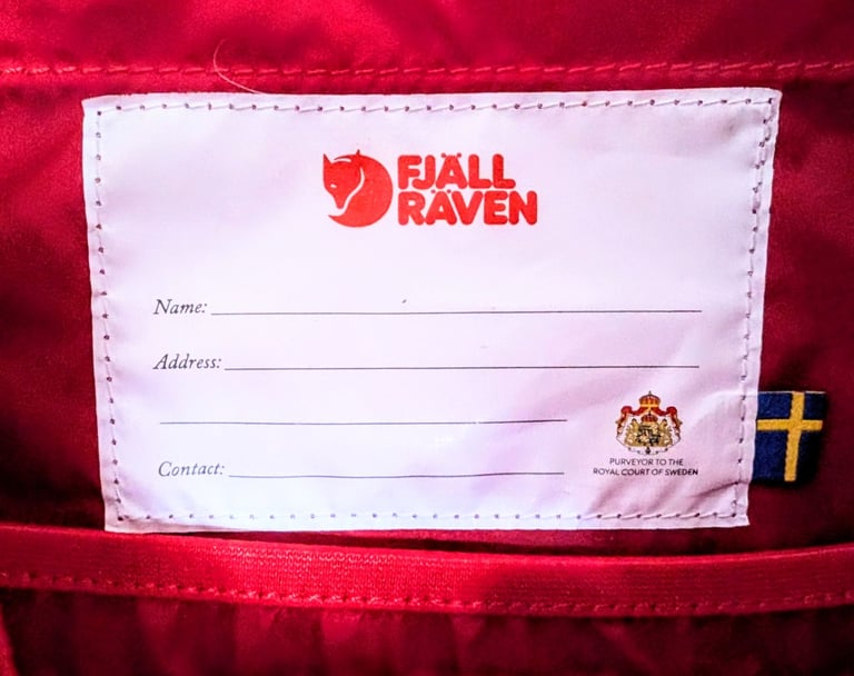 Fjallraven Red Totepack 