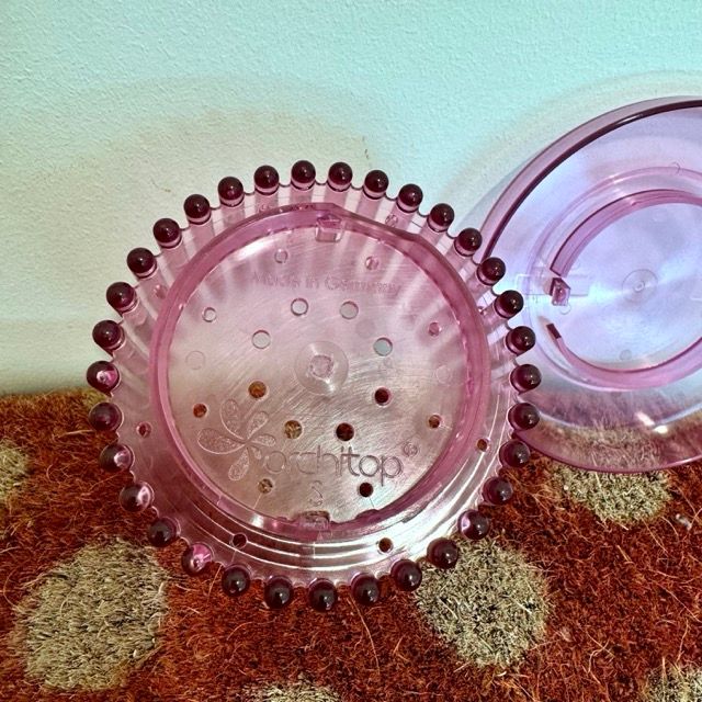 Orchitop Carousel Plant Pot & Coaster Set in Pink £10.