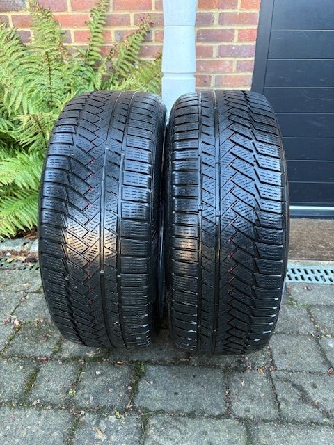 2x 255/45 R20 101V CONTINENTAL WINTER CONTACT TYRES 5-6mm 