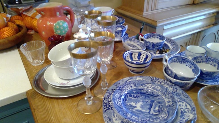 Collection of glass and china including some lovely pieces