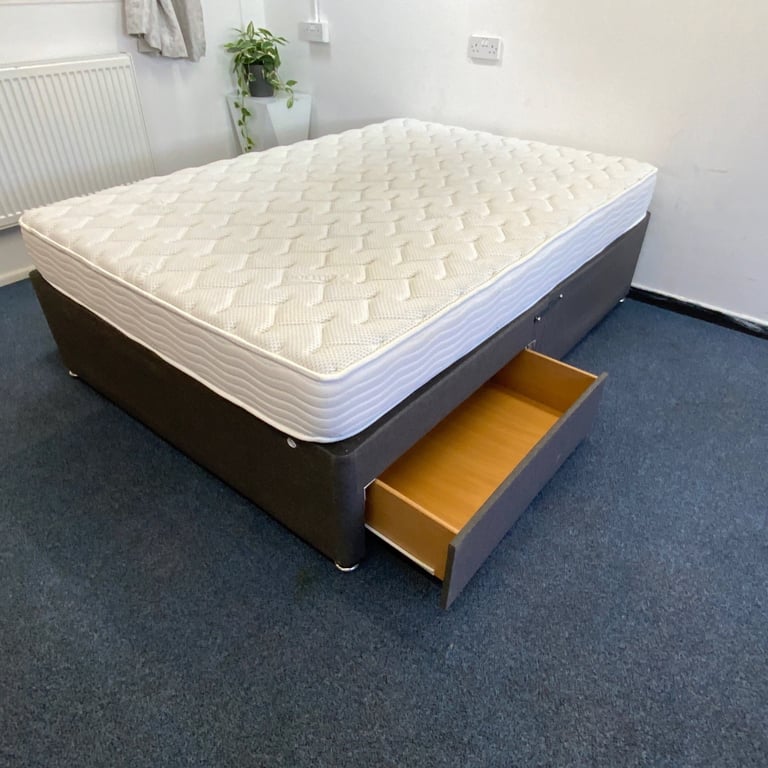 image for Dormeo Double Divan Bed with 2 Drawers 