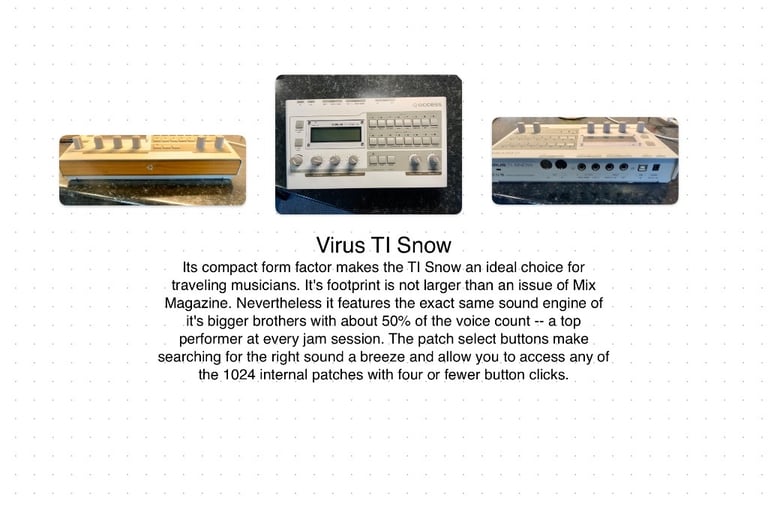 Access Virus TI Snow