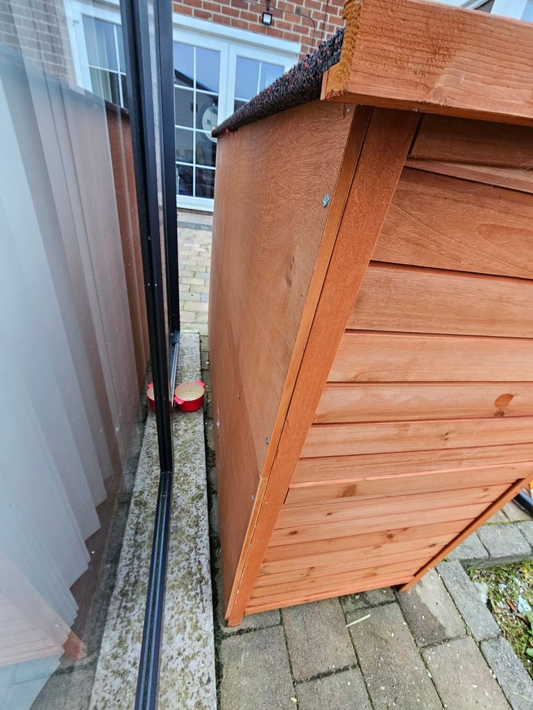 Two storey rabbit hutch