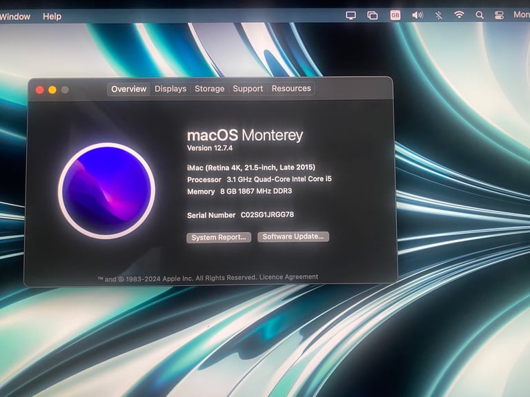 iMac retina 4k 2015