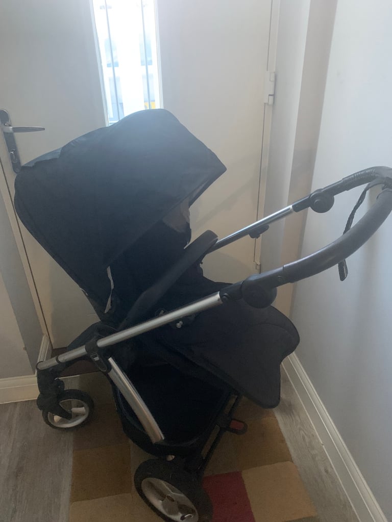 Mamas and Papas Sola 2 Pushchair Bassinet Stroller Buggy - rain cover cosy toes parasol