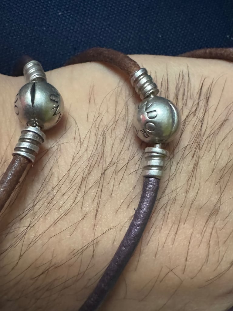 Pandora leather bracelets 