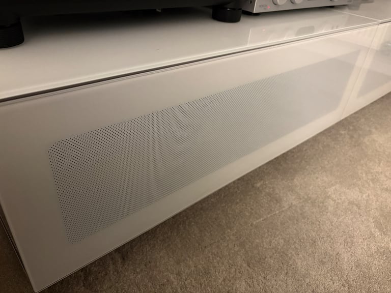 Gloss white TV unit