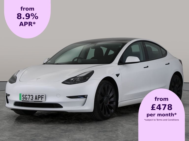 image for 2023 Tesla Model 3 (Dual Motor) Performance Saloon 4dr Electric Auto 4WDE (Performance Upgrade Sa...