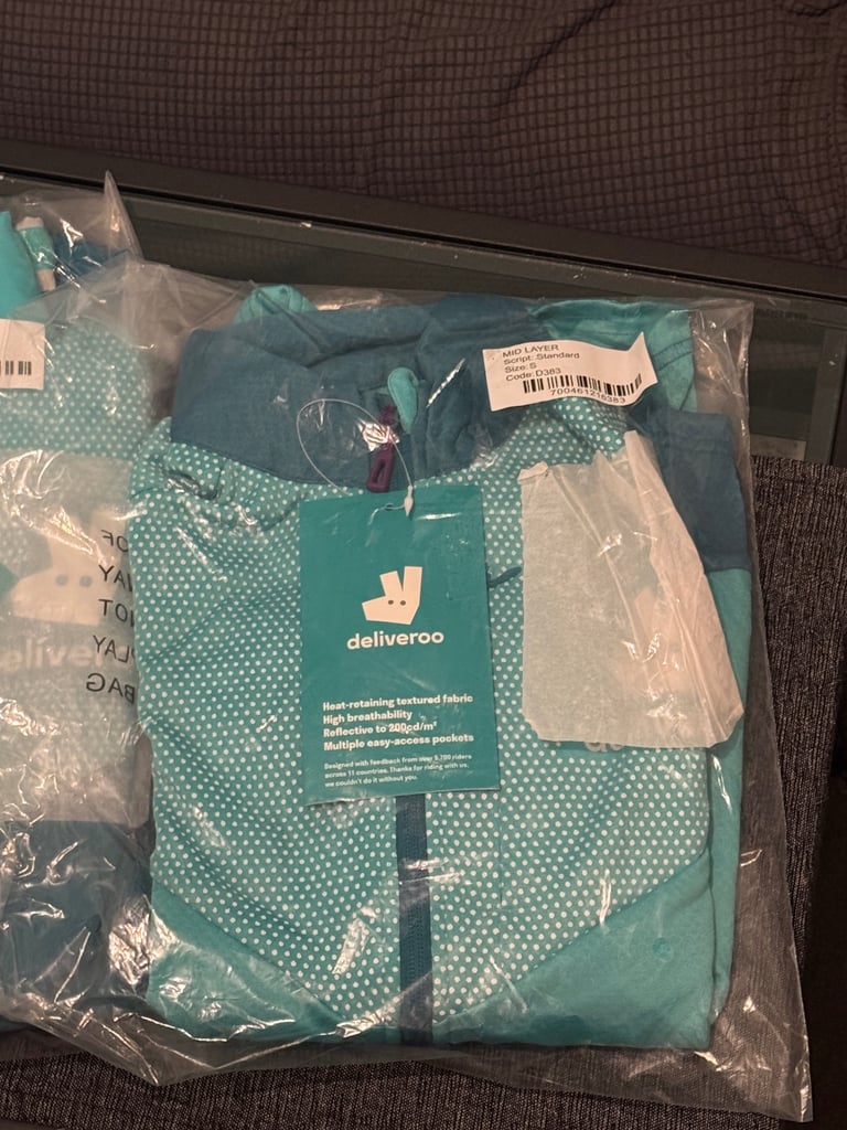 Food Delivery kit bag jacket phone holder 