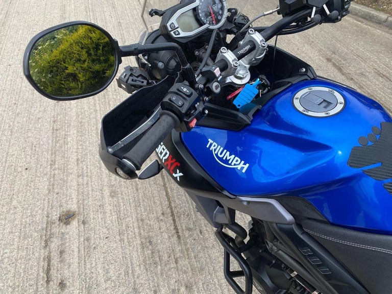 2015 65 TRIUMPH TIGER 800 XCX BLUE FULL LUGGAGE ABS ENDURO ADVENTURE TOURER