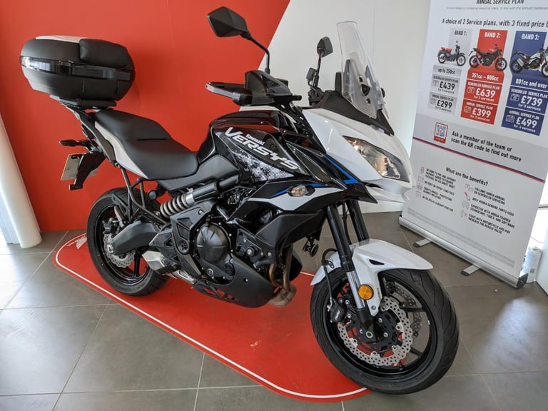 2021 KAWASAKI VERSYS 650 KLE650 FMFNN WHITE GENUINE TOP BOX 