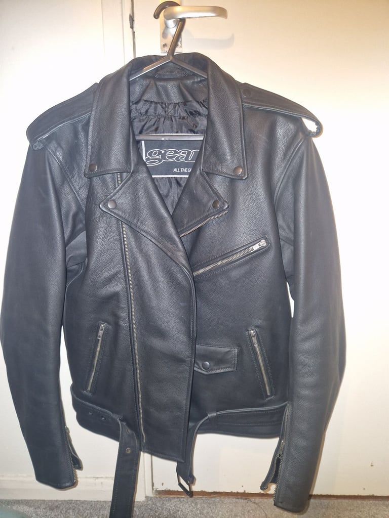 Motor bike Leather jacket 44 inch 