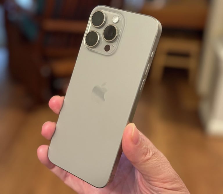 image for Unlocked Like New Used Apple Iphone 15 Pro Max One Year Warranty 