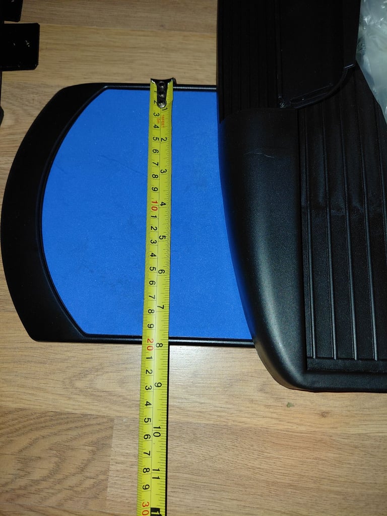 2 x Pull out keyboard tray with fold away mouse pad and pen storage 