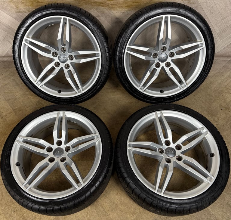 image for 19'' GENUINE AUDI A5 S LINE S5 STAR SPOKE ALLOY WHEELS ALLOYS TYRES