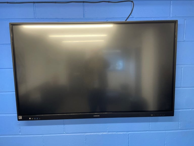 Samsung WA65F 65" Interactive 4K Touch Display – Android, EDLA, HDMI/USB-C, OPS