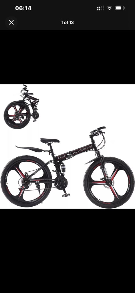 Folding Mountain Bike 26