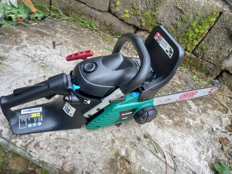 Qualcast pc40 petrol chainsaw ready for use 
