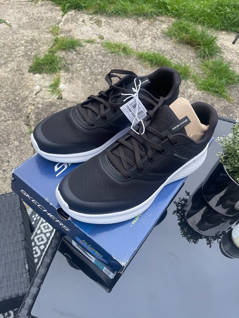 Skechers sketch lite pro for Men trainer new with box uk 11 colour black 