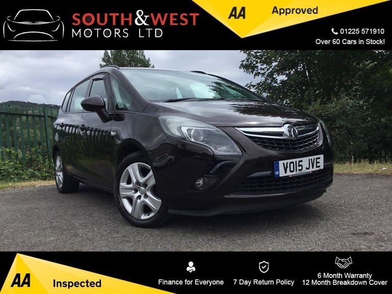 2015 Vauxhall Zafira Tourer 1.4i Turbo Exclusiv MPV 5dr Petrol Manual Euro 6 (140 ps) MPV Petrol ...