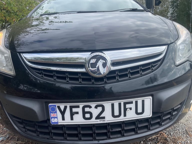 VAUXHALL CORSA 1.2 VVT ACTIVE 62 REG BLACK 3 DOOR MOT FEBRUARY 18TH 2026 SERVICE HISTORY 50+MPG