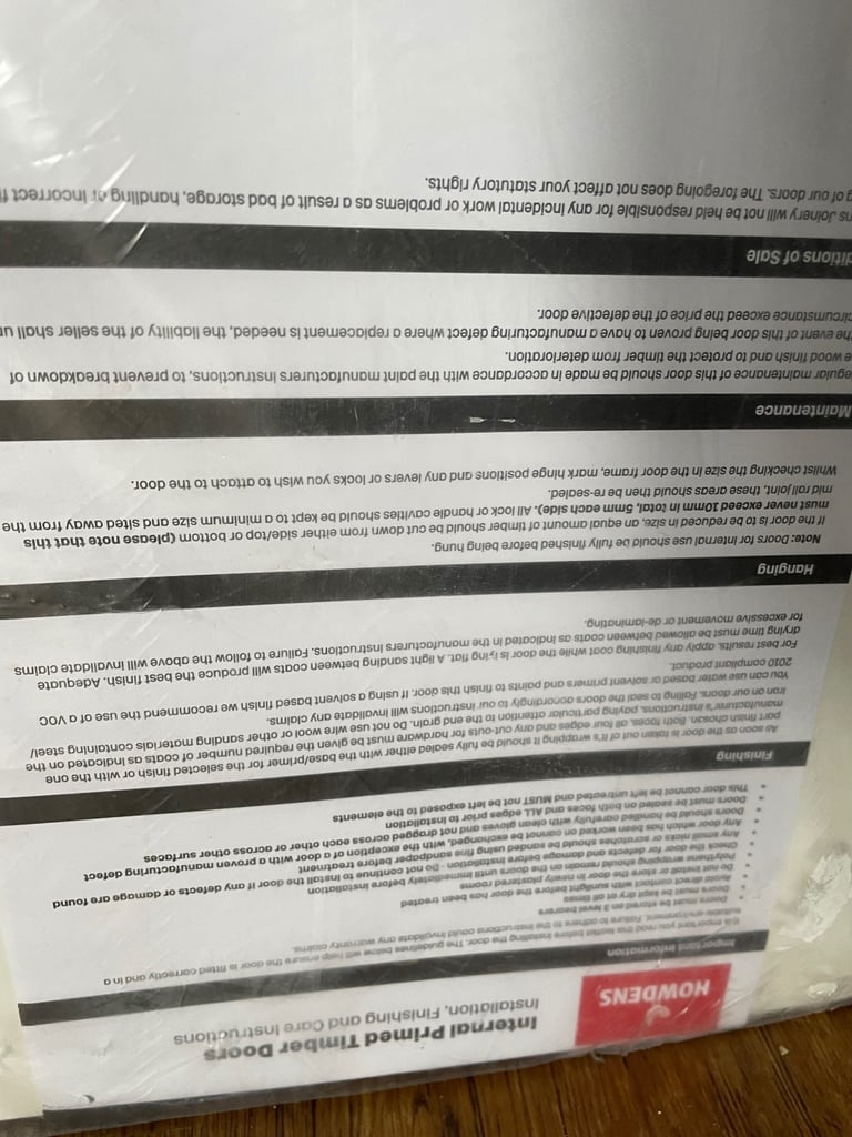 Howdens Internal Door