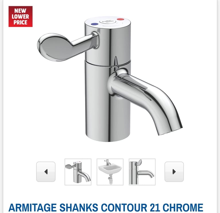 Armitage Shanks Contour 21+ Mixer Tap