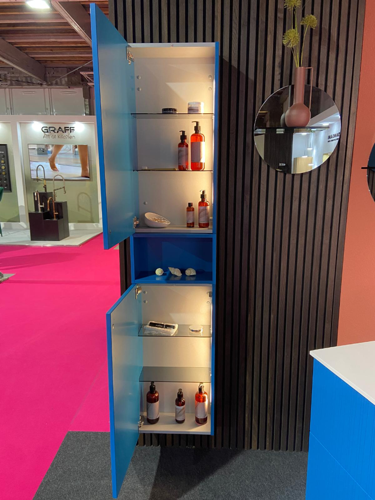 Dansani YOU! Urban 160cm set inc LED Mirror & Storage Bespoke Blue rrp £11163