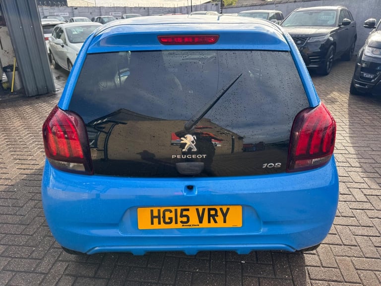 2015 Peugeot 108 1.2 PureTech Allure Euro 6 3dr HATCHBACK Petrol Manual