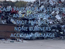 SCRAP CAR REMOVAL UNWANTED SCRAP CARS VEHICLE NONE RUNNERS MOT FAILURES WEST BROMWICH