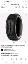 215 55 16 brand-new tyre
